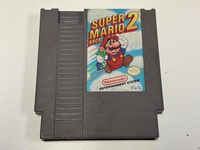 Super Mario Bros 2 (Nintendo Entertainment System NES) Cartridge Only -TESTED