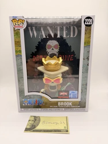 Funko Pop One Piece Wanted Poster Brook #2220 - TargetCon Exclusive - IN HAND