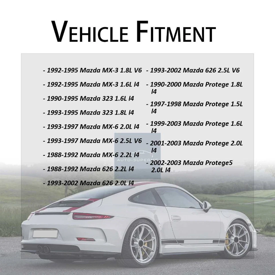 Cilindro de rueda de freno de tambor trasero 2 piezas para Mazda 626 2,5 L 1993-2002 Foto 3 de 4