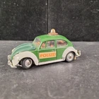 Vintage Corgi 492 VW 1200 (Beetle) European Steering Police Car