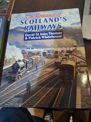 The Romance of Scottish Railways Hardcover Buch Steam Trains Rail Railway 