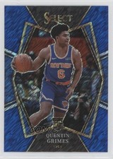 2021 Select Premier Level Blue Shimmer Prizm Quentin Grimes #159 Rookie RC 05v0