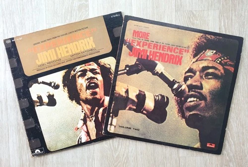 JIMI HENDRIX Lot of 2 LP OST "Experience" + More "Experience" Volume Two Japan