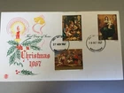 GB STAMPS RARE FIRST DAY COVER 1967 CHRISTMAS DOUBLED STUART COLOUR