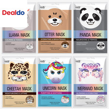 Character Face Mask Mystical Safari 6 Pack, Fun  Effective Korean Skin Care, Sp
