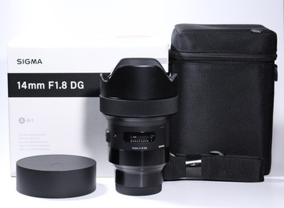Sigma Art 14mm / 1:1.8 DG für Sony E, mit 1 Jahr Gewährleistung