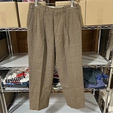 VTG 80s Polo Ralph Lauren Pants 34x30 100% Wool Herringbone Tweed Trousers USA