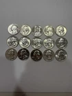 Lot of 15 - Pre 1964 Silver Quarters Lot 90% VF/F Nice Luster!