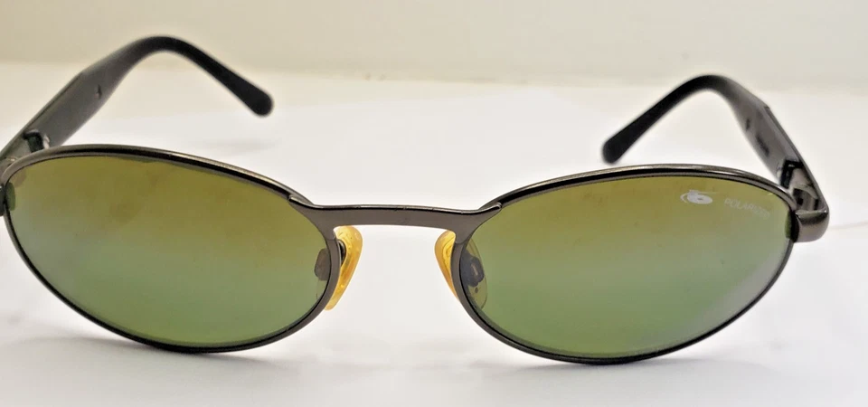 Gafas de sol vintage auténticas BOLLE RHODIA 2.0 marco Italia metal plateado/negro Foto 2 de 4