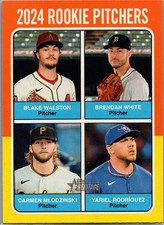 2024 Topps Heritage High Number - 2024 Rookie Pitchers #624 Walston White 