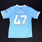 PHIL FODEN Signed Mancester City Authentic PUMA Soccer Jersey Beckett BAS Cert