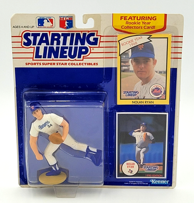 #ad 1990 MLB Starting Lineup Nolan Ryan Texas Rangers Action Figure $14.95