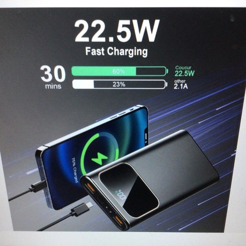 Coucur DY-201 Power Bank | 10,000mAh| Fast Charging Brand New Sealed - 第 7/11 張圖片