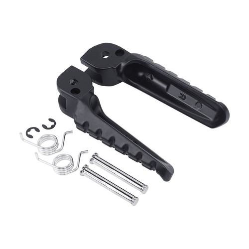 Matte Black Front Footrest Foot Pegs Fit For DUCATI Monster 696 796 09-14 13 12 - Picture 3 of 7