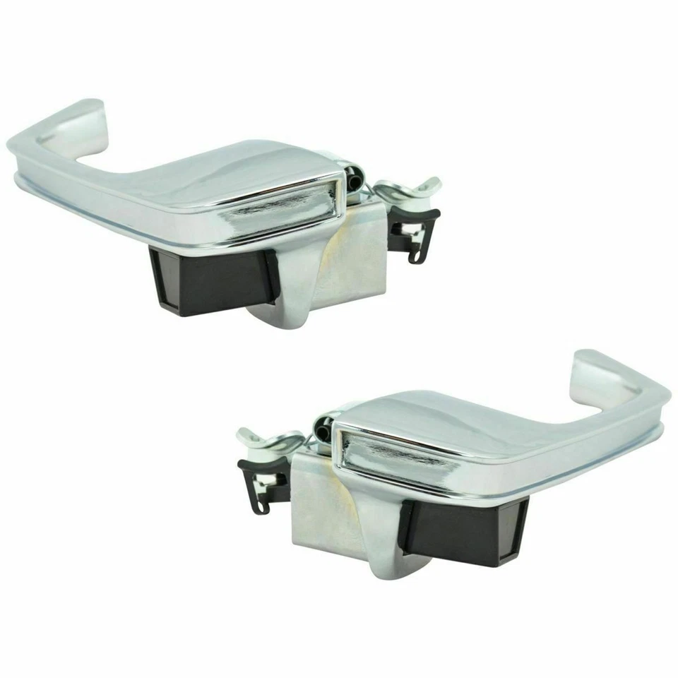 外门把手套装铬金属适用于 73-91 雪佛兰 C/K 卡车西装外套 吉米 GMC — 第 3/4 张图片