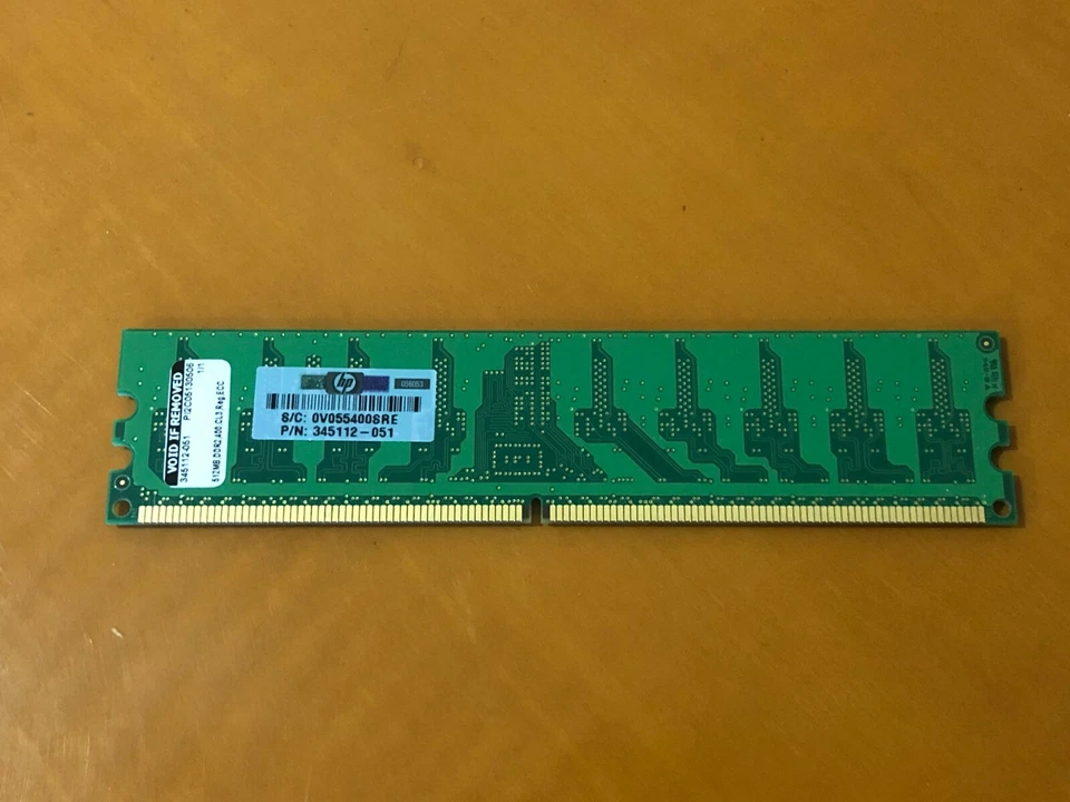 Samsung M393T6553BG0-CCCQ0 PC2-3200R DDR2 ECC P/N 345112-051 512MB Memory RAM - Image 3 of 4