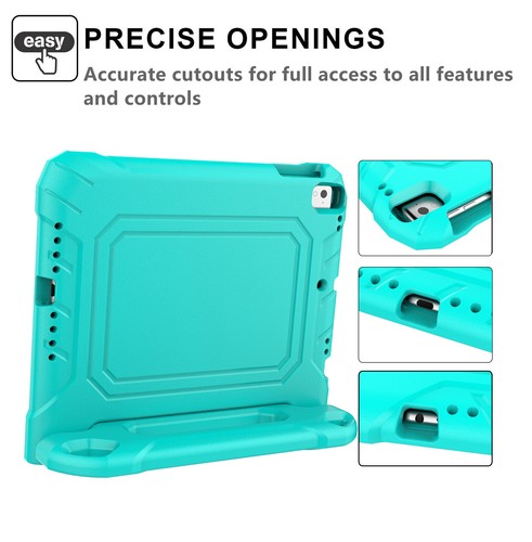 For iPad 9.7" 2018 6th Gen & 2017 5th Gen - Kids Case Built-in Screen Protector - Picture 49 of 84