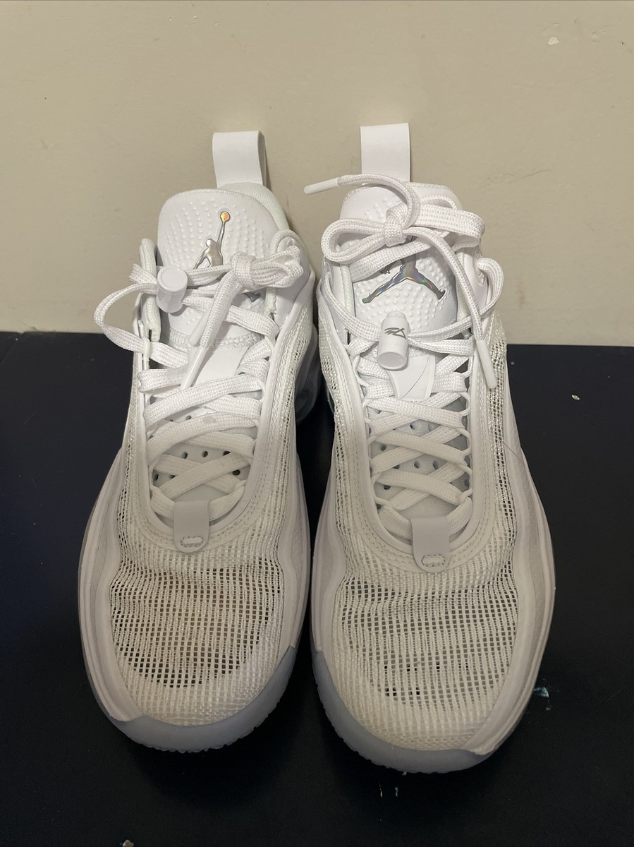 Men Size 7.5 Air Jordan 36 XXXVI Low Pure Money Silver Men Size 7.5 Air Jordan 36 XXXVI Low Pure Money Silver