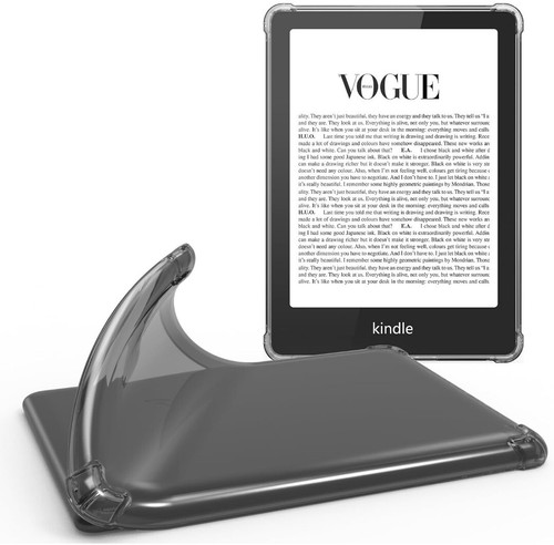 Clear Case for 6.8" All-New Kindle Paperwhite 11th Generation 2021 Black