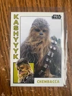 Chewbacca #23 2023 Topps TBT Star Wars Throwback Thursday 1984 Baseball