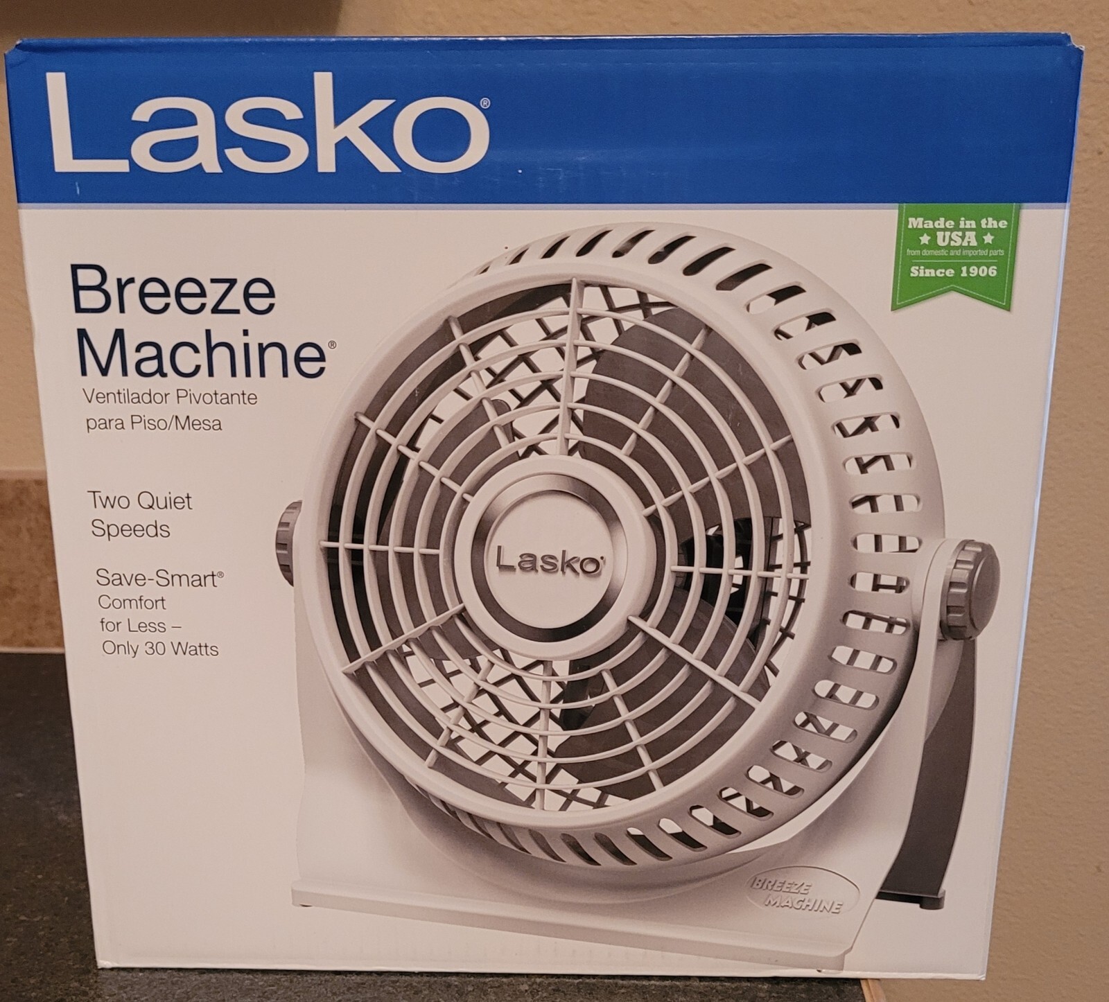 FAN Lasko Breeze Machine with 360-degree pivot 2 speed fan | eBay