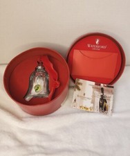 Waterford Crystal 12 Days of Christmas 5th 5 Gold RINGS Bell Ornament NIB