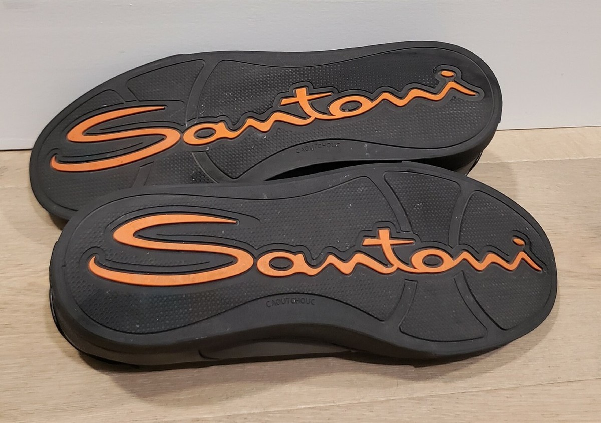 Santoni Sneakers MBGT21554 Black Mens 11.5 US - 10.5 UK Lace Santoni Sneakers MBGT21554 Black Mens 11.5 US - 10.5 UK Lace