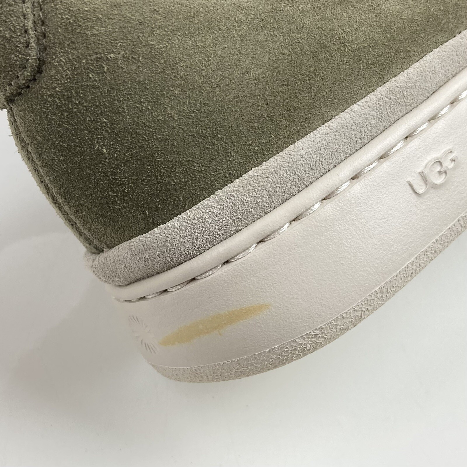 UGG Men&rsquo;s Cali Low Top Green Suede Casual Lace Up Shoes Size 10.0