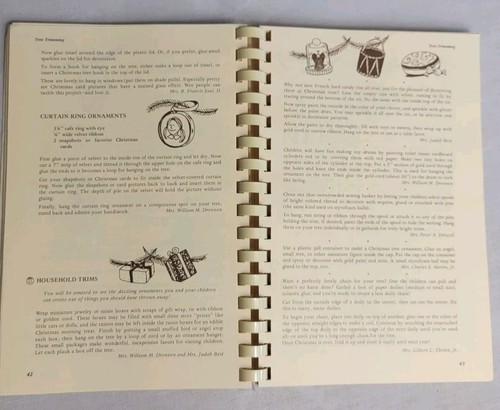 Think Christmas by Junior League of Washington D.C. Cookbook and Crafts SB 1980 - Picture 12 of 24