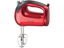Brentwood Lightweight 5-Speed Electric Hand Mixer, Red  HM-46