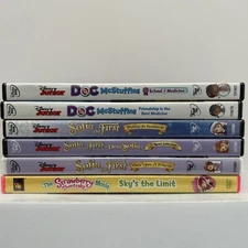 LOT OF 6 - DISNEY GIRL MOVIES - DOC Mc STUFFINS - SOFIA THE FIRST ECT.