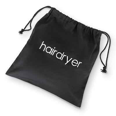 FabbPro Hair Dryer Bags Storage Organizer   Black Color   12'' x 12'' Black...