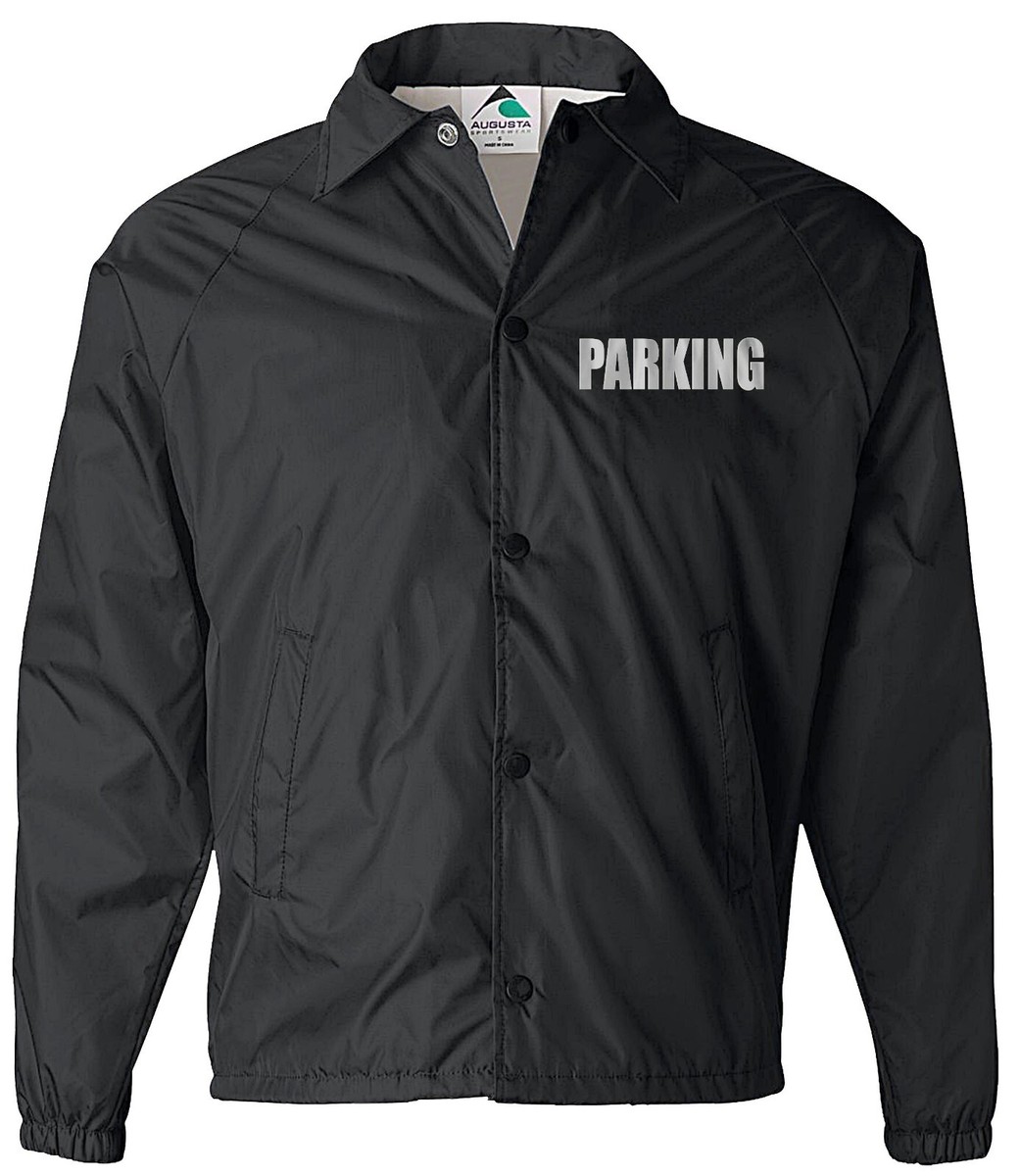 Parking Attendant jacket with Reflective Decorations | eBay