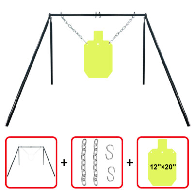 Highwild AR500 Steel Shooting Target Stand System(Stand,Chain