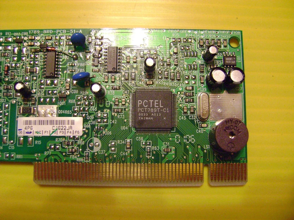 Compaq /Pctel PCT789T-C1 HSP I56PSP-F30 PCI 56K V.92 Fax Modem Read Details - Image 2 of 4