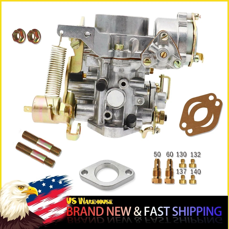 34 PICT-3 39mm Better Carburetor Performance 12V for VW Bug GHIA 1.6L Type 1 - Изображение 4 из 4