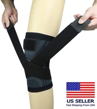 1 Knee Brace Patella Support Sleeve with Compression Strap to MCL Meniscus Tear
