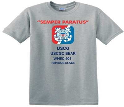 USCGC BEAR  WMEC-901* FAMOUS CLASS *SHIRTS.USCG OFFICIALLY LICENSED