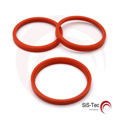 4 X Set anelli di centraggio cerchi in lega 76,9 mm X 67,1mm ZD-sistema ARGENTO