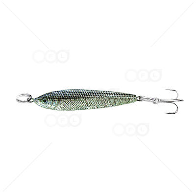 Fishing Anchovy 1oz live Double Face Mega Metal Fish Jig Treble Hook Lures New