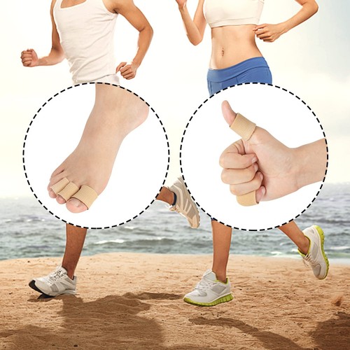 42 Pcs Toe Tubes Toe Cushion Corn Pads Soft Gel Toes Sleeves Protectors - Picture 7 of 7