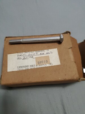 (25) 1/4-20x3'' 316 Stainless Steel Hex Cap Screws Hex Bolts PT MARINE GRADE