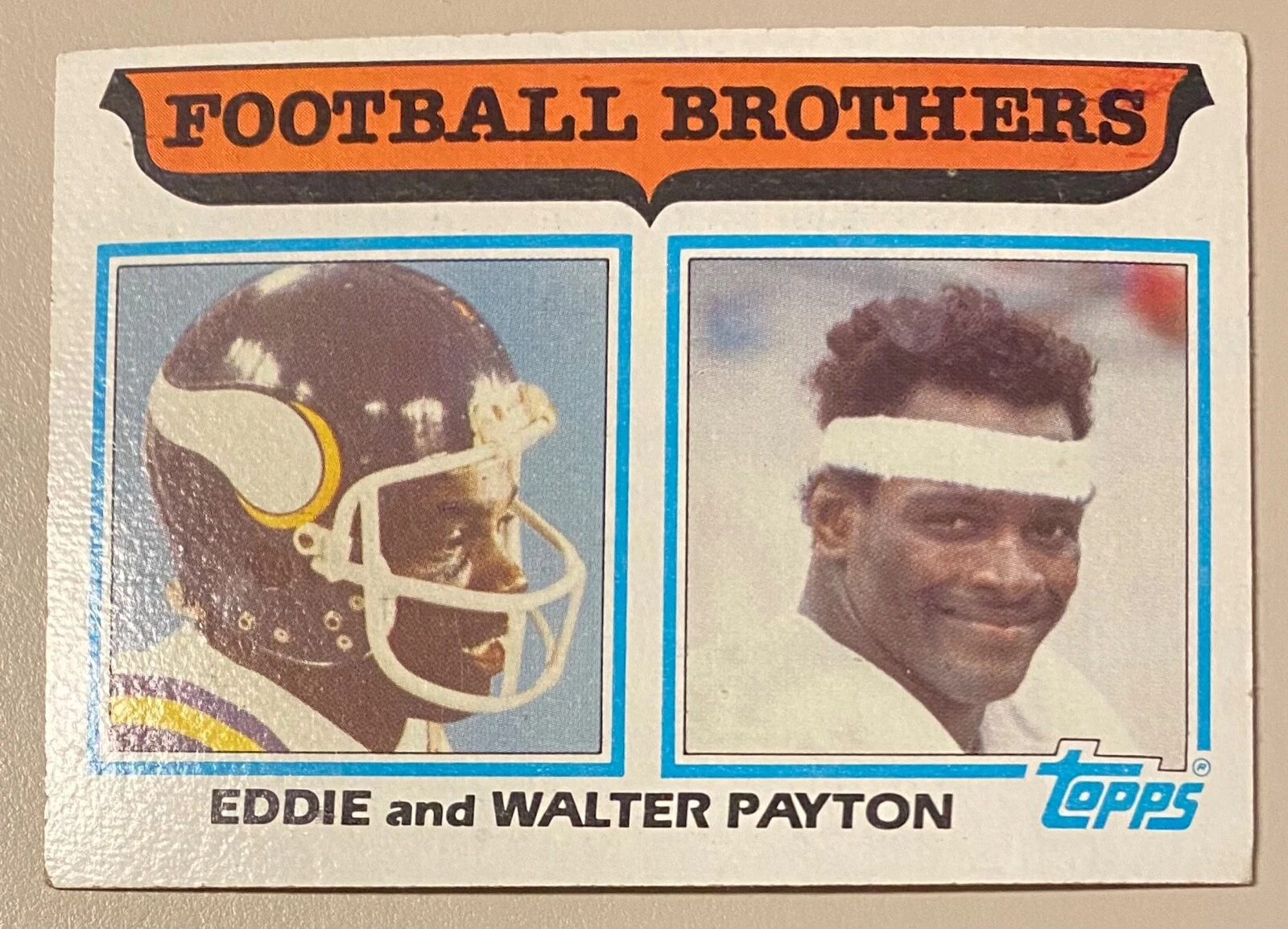 Eddie Payton trading card
