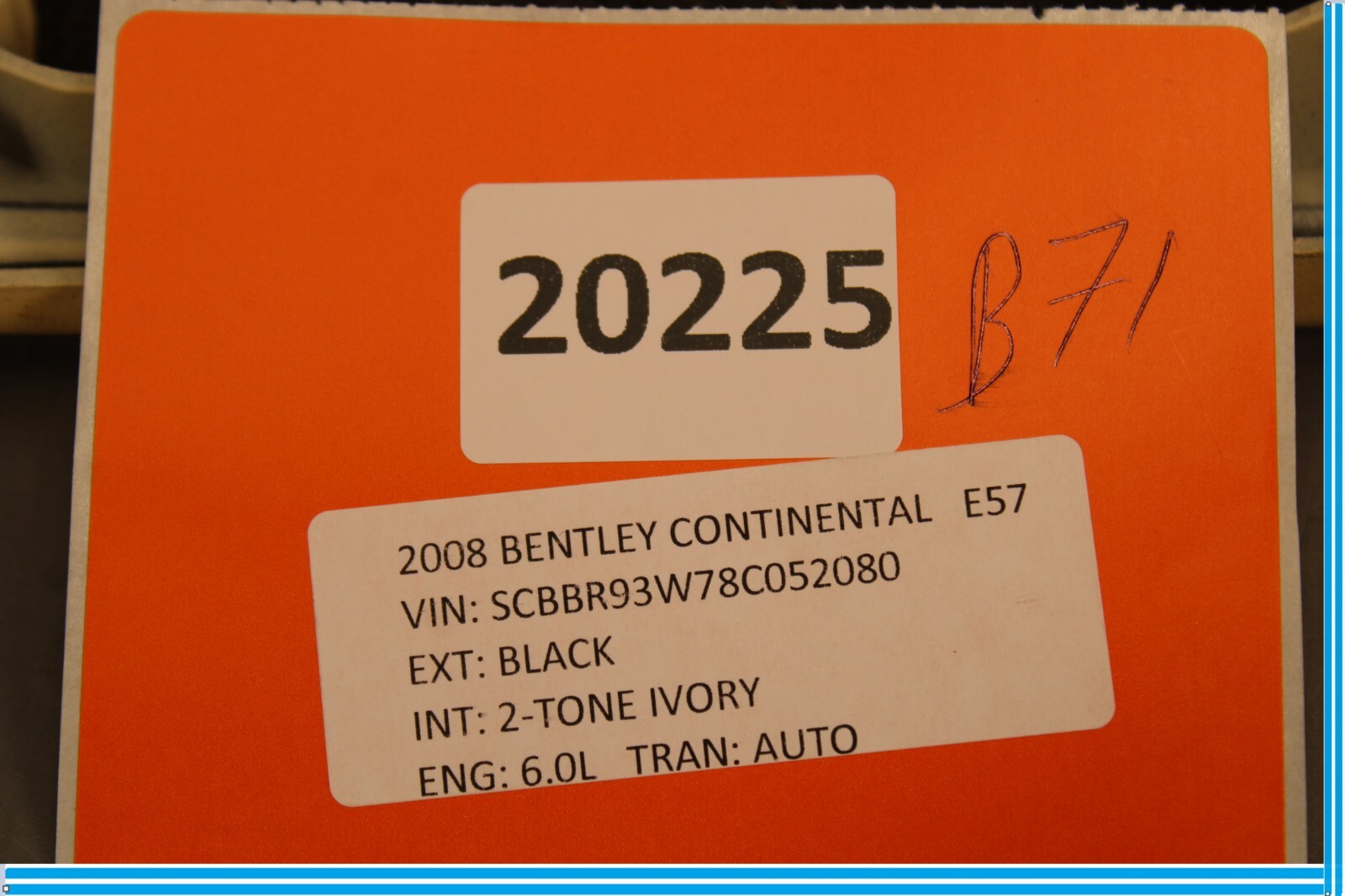 Bentley Continental 2006-2011 Rear Right Tweeter cover grille