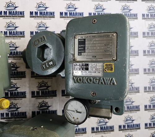 YOKOGAWA 5502-2104 PK CURR TO-PNEU CONVERTER 0.2-1.0 KG/CM2 4-20mA - Picture 3 of 22