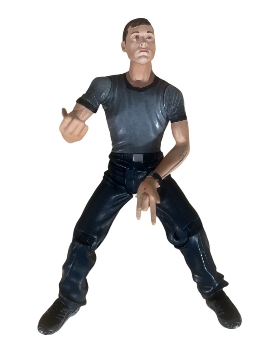 未使用  Peter Parker - One Minute Manthem Spider-Man Movie Peter Parker Figure 2002 ToyBiz Marvel