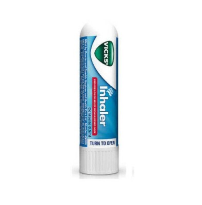 Vicks Inhaler for Nasal Congestion Cold Blocked Nose Fast Relief 1 to 100 Pcs