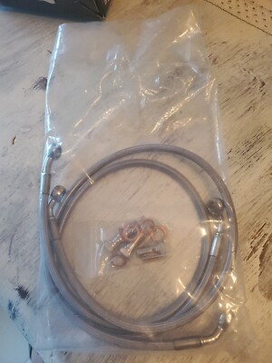 Goodridge Steel Braided Front Brake Line Kit For ZX-14R. 2006-2011