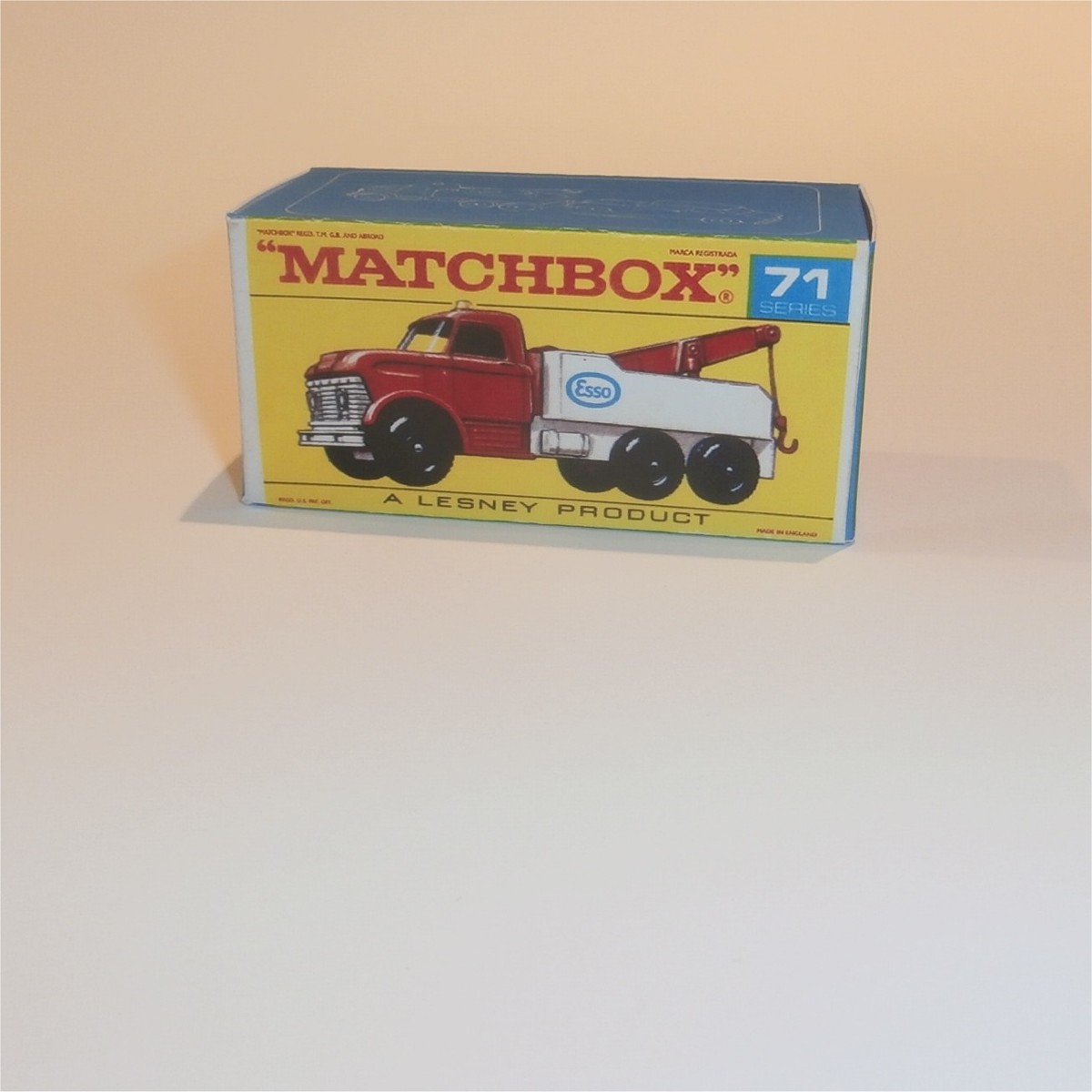 ミニカー MATCHBOX No.71 WRECK TRUCK Vintage Matchbox No 71 Ford Heavy Wreck Truck Esso by Lesney