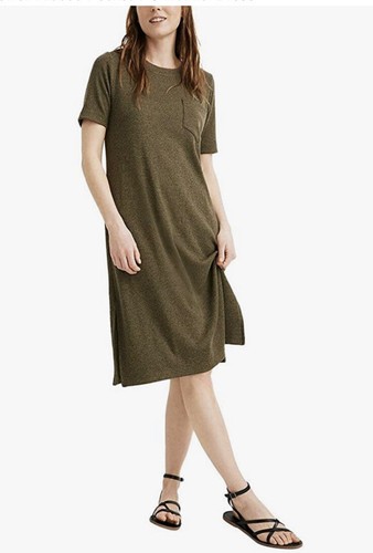 NWT Madewell Ribbed Pocket T-Shirt Midi 